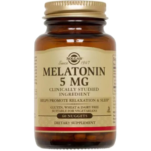 Амінокислота Solgar Мелатонін 5 мг 60 жувальних таблеток (033984019362) ТОП в Черкасах
