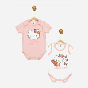 Боді Cimpa Hello Kitty HK17476 80-86 см 2 шт Біло-рожеве (8691109893796) ТОП в Черкасах