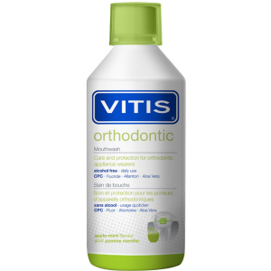 Ополіскувач для ротової порожнини Dentaid Vitis Orthodontic 500 мл (8427426046757/8427426061972) краща модель в Черкасах