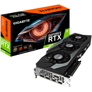 Видеокарта Gigabyte, GeForce RTX 3090, GAMING OC, 24Gb GDDR6X, 384-bit, 2xHDMI/3xDP, 1755/19500 MHz, 2x8-pin (GV-N3090GAMING OC-24GD) ТОП в Черкассах