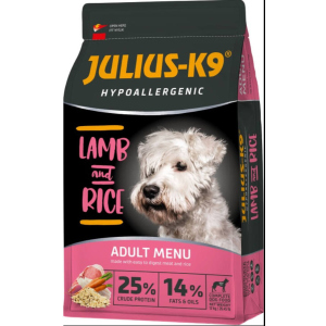 Сухий гіпоалергенний корм для дорослих собак вищої якості Julius-K9 LAMB and RICE Adult З ягнятком та рисом 12 кг (5998274312590) ТОП в Черкасах