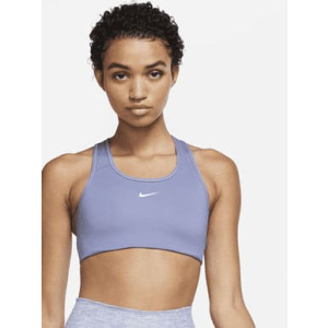 хорошая модель Спортивный топ Nike W Nk Df Swsh 1Pp Bra BV3636-493 M Серый (194957195763)