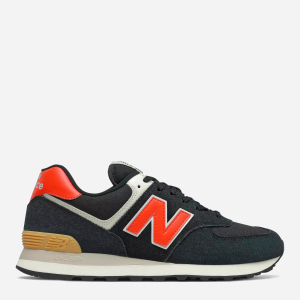 Кросівки New Balance 574 ML574ML2 40.5 (8) 26 см Чорні з оранжевим (195173180403) краща модель в Черкасах