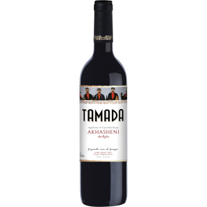 Вино Ахашени Tamada красное полусладкое 0.75 л 11 - 14.5% (4860004070067) ТОП в Черкассах