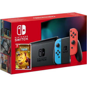 Nintendo Switch Neon Blue-Red (Upgraded version) + Гра Rayman Legends: Definitive Edition (російська версія) ТОП в Черкасах