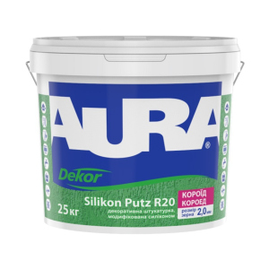 Декоративна штукатурка Aura Dekor Silikon Putz R20 25кг в Черкасах