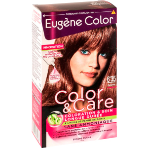 Фарба для волосся Eugene Perma без аміаку Color & Care 6.35 Темний Блондин Золотистий Червоне Дерево 125 мл (3140100336283) ТОП в Черкасах