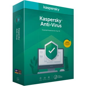 Kaspersky Anti-Virus 2020 первоначальная установка на 1 год для 1 ПК (DVD-Box, коробочная версия) в Черкассах