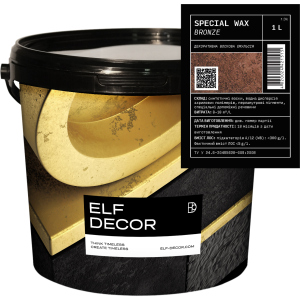 Декоративный воск Elf Decor Special Wax 1 л Bronze (mba1d122w) ТОП в Черкассах