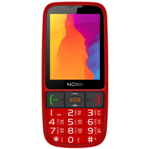 Мобільний телефон Nomi i281+ Dual Sim Red краща модель в Черкасах