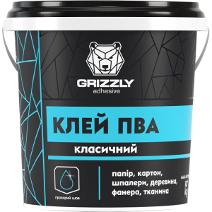 Клей ПВА Класичний Grizzly 5 кг (4823048028388) ТОП в Черкасах