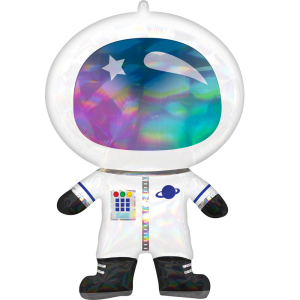 Шарик воздушный Amscan Iridescent Astronaut P40 (4119601) лучшая модель в Черкассах