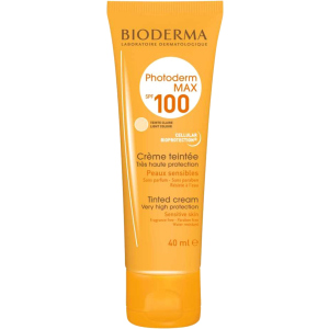 Сонцезахисний тональний крем Bioderma Photoderm Max SPF 100 Tinted Cream Light Colour 40 мл (3401353789500) в Черкасах