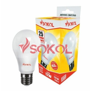 Набор 10 шт. LED лампа SOKOL A65 12.0W 220В E27 4100К лучшая модель в Черкассах