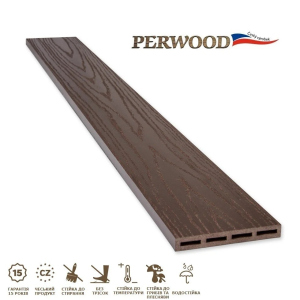 Дошка для парканів Perwood Fence Home Темний Каштан 120х15х2000 мм (524233) надійний