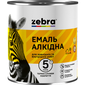 Емаль алкідна Zebra ПФ-116 50 кг Світло-сіра (4823048016996) рейтинг