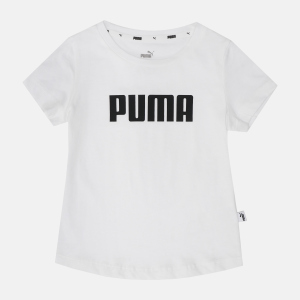Футболка дитяча Puma Girls Ess Tee 85497201 110 см White (4059507732521) в Черкасах