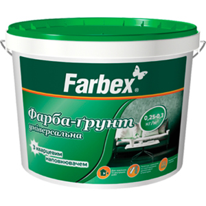 Фарба-грунт Farbex універсальна 14 кг (4820089418932) ТОП в Черкасах