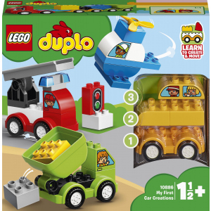 Конструктор LEGO DUPLO Мої перші машинки 34 деталі (10886) краща модель в Черкасах