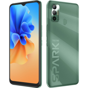 Мобільний телефон Tecno Spark 7 4/64GB NFC Spruce Green краща модель в Черкасах