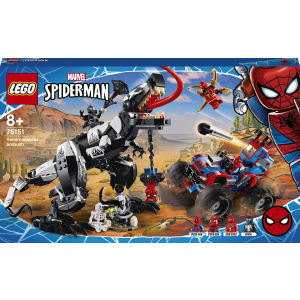 Конструктор LEGO Super Heroes Человек-Паук: Засада на веномозавра 640 деталей (76151)