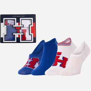 Набір шкарпеток Tommy Hilfiger Unisex Sneaker Giftbox 392004001-470 43-46 4 пари (8718824653433) ТОП в Черкасах