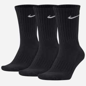 Шкарпетки Nike U Nk V Cush Crew - 3P Value SX4508-001 38-42 (M) 3 пари Чорні (685068091391) краща модель в Черкасах