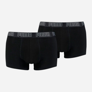 Труси-шорти Puma Basic Trunk 2P 93501501 L 2 шт Black (8720245037693) краща модель в Черкасах