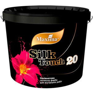 Напівматова латексна фарба "Silk Touch 20" Maxima 6 кг (4823083307837) ТОП в Черкасах