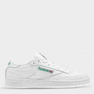 Кеды Reebok Club C 85 AR0456 41 (8.5) 26.5 см White/Green (4056561016697) ТОП в Черкассах