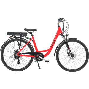 Електричний велосипед 28" Maxxter City Elite/red надійний