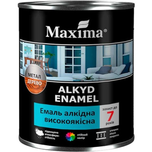 Емаль алкідна високоякісна Maxima 2.3 кг. Горіхова (4823083307424) краща модель в Черкасах