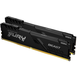 Оперативна пам'ять Kingston Fury DDR4-3600 32768MB PC4-28800 (Kit of 2x16384) Beast Black (KF436C18BBK2/32)