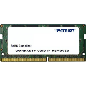 Оперативная память Patriot SODIMM DDR4-2400 8192MB PC4-19200 Signature Line (PSD48G240081S) в Черкассах