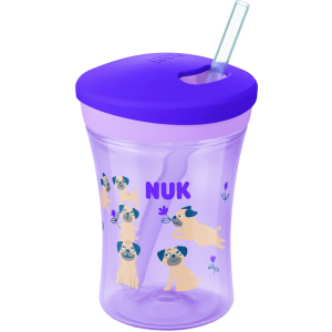 Поильник Nuk Evolution Action Cup 230 мл Фиолетовый (4008600365129) лучшая модель в Черкассах