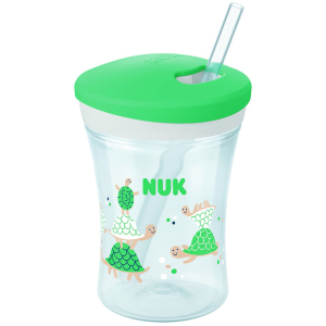 Поильник Nuk Evolution Action Cup 230 мл Зелений (4008600365136) ТОП в Черкасах