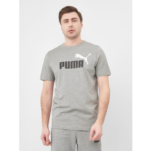 купить Футболка Puma ESS+ 2 Col Logo Tee 58675903 3XL Medium Gray Heather (4063697385658)