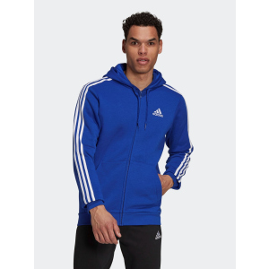 хорошая модель Толстовка Adidas M 3S Fl Fz Hd H12181 S Team Royal Blue (4064054821079)