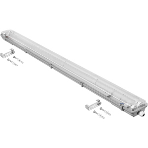 Лінійний світильник DELUX PC7 LED SLIM IP65 G13 під LED лампи 2х1200 мм (90017901) краща модель в Черкасах