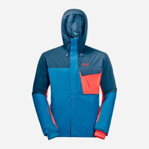 Куртка гірськолижна Jack Wolfskin Sun Peaks Jacket M 1113401-1361 XL Синя (4060477633305) ТОП в Черкасах