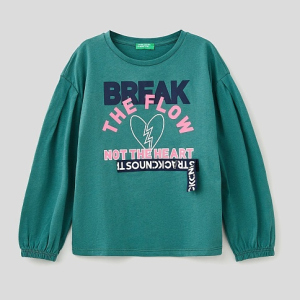 Футболка з довгими рукавами United Colors of Benetton 3096C15CN.G-1N0 130 см M (8300898002974) ТОП в Черкасах