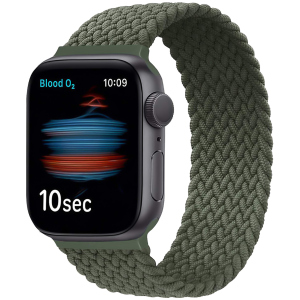 Ремінець Promate Fusion-44L для Apple Watch 42-44 мм 1/2/3/4/5/6/SE Green (fusion-44l.green) краща модель в Черкасах