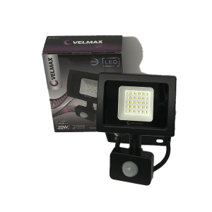 LED прожектор Velmax Датчик движения ИК, 20W, 1800Lm, 6200К (4427) в Черкассах