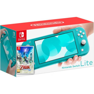 Nintendo Switch Lite Turquoise + Гра The Legend of Zelda: Skyward Sword HD (російська версія)