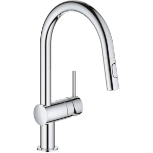 Смеситель кухонный с выдвижным изливом GROHE Minta 32321002 в Черкассах