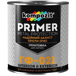 Грунтовка Kompozit ГФ-021 (Композит ГФ-021) 12 кг для металу краща модель в Черкасах