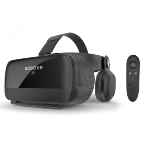 Окуляри шолом віртуальної реальності Bobo 3D VR Z5 з навушниками та пультом дистанційного керування Bluetooth 120°