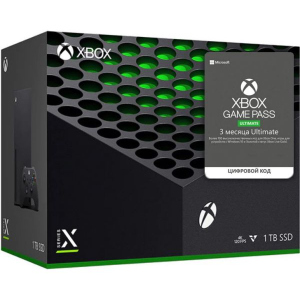 Microsoft Xbox Series X 1Tb + Xbox Game Pass Ultimate (3 місяці) в Черкасах