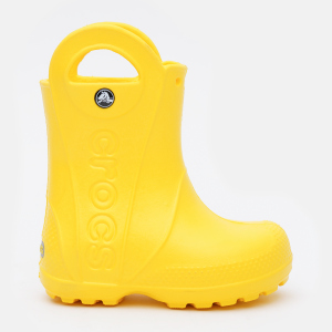 Гумові чоботи Crocs Handle Rain Boot Kids 12803-730-C11 28 Yellow (0883503861268) краща модель в Черкасах