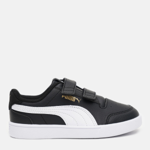 хорошая модель Кеды детские Puma Shuffle V PS 37568903 31 (12) Puma Black-Puma White-Puma Team Gold (4063697670235)